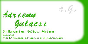 adrienn gulacsi business card